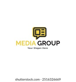 Media Group Logo, Logo for media 