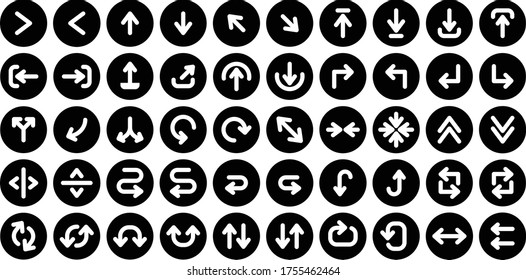 Media Icon Arrow 3 Solid Style for any purposes website mobile app presentation