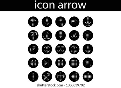 Media icon Arrow Solid Style for any purposes website mobile app presentation
