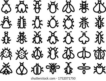 192,068 Bug icons Images, Stock Photos & Vectors | Shutterstock