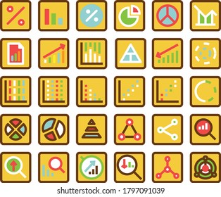 Media Icon chart and graphic color