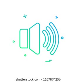 Media icon design vector