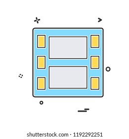 Media icon design vector