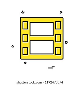 Media icon design vector
