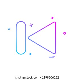 Media icon design vector