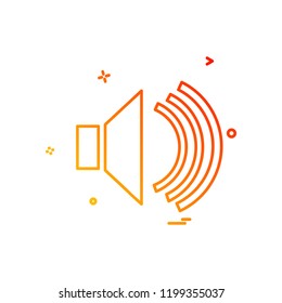 Media icon design vector