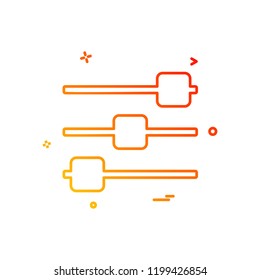 Media icon design vector