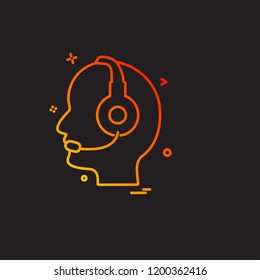 Media icon design vector 