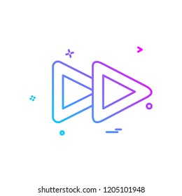 Media icon design vector