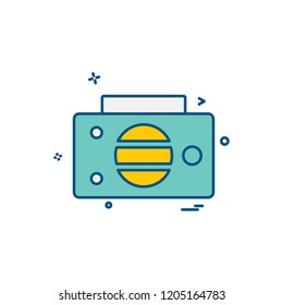 Media icon design vector 