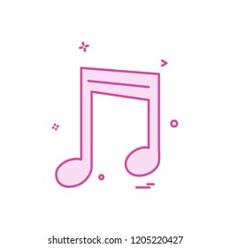 Media icon design vector