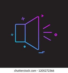 Media icon design vector