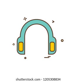 Media icon design vector