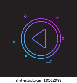 Media icon design vector