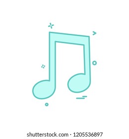 Media icon design vector