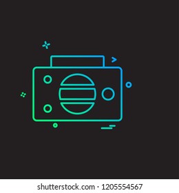 Media icon design vector 