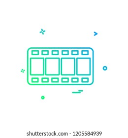 Media icon design vector