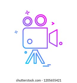 Media icon design vector