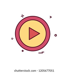 Media icon design vector