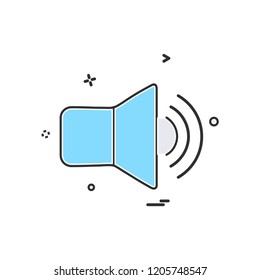 Media icon design vector