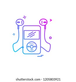 Media icon design vector 