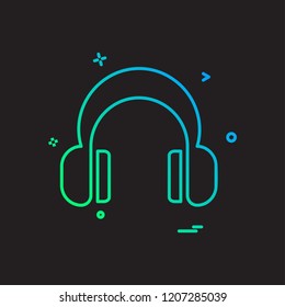 Media icon design vector