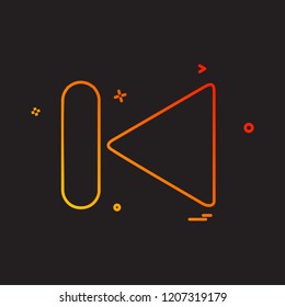 Media icon design vector