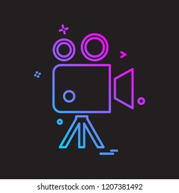 Media icon design vector