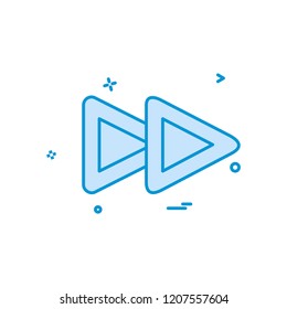 Media icon design vector