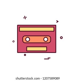 Media icon design vector