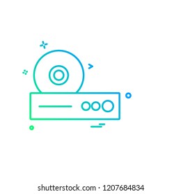 Media icon design vector 