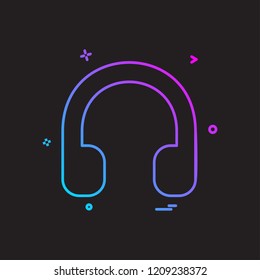 Media icon design vector