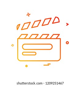 Media icon design vector