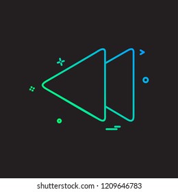 Media icon design vector