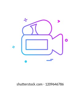 Media icon design vector