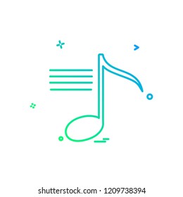 Media icon design vector