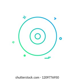 Media icon design vector