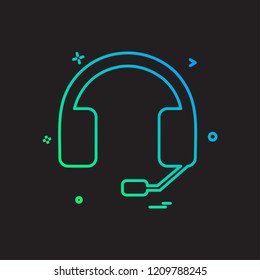 Media icon design vector