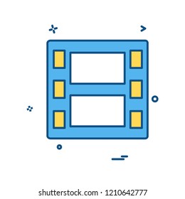 Media icon design vector