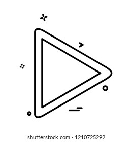 Media icon design vector