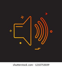 Media icon design vector