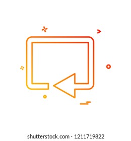 Media icon design vector