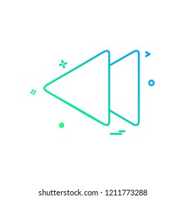 Media icon design vector