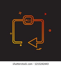 Media icon design vector