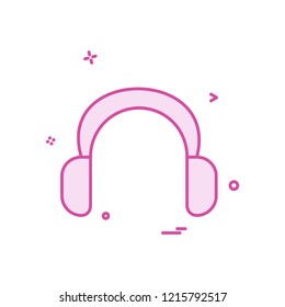 Media icon design vector