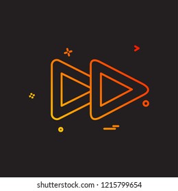 Media icon design vector