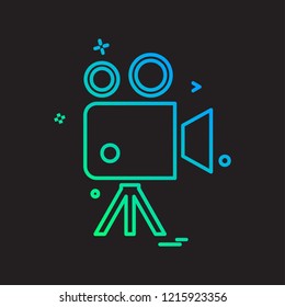 Media icon design vector
