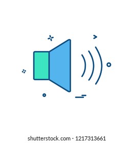 Media icon design vector