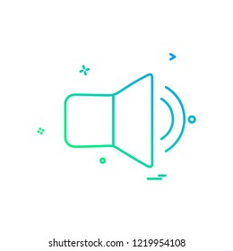 Media icon design vector