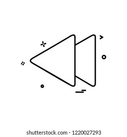 Media icon design vector